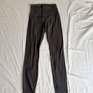 Lululemon Black Pattern Align Leggings